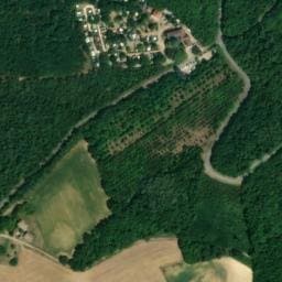 Vue satellite de Camping Flower la Châtaigneraie à Anneyron