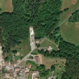 Vue satellite de Aire de stationnement de Donnezac à Donnezac