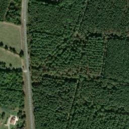 Vue satellite de Aire naturelle de camping Les Grands Chênes et Les Ajoncs à Naujac-sur-Mer