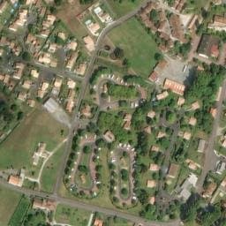 Vue satellite de Camping municipal de Braud et Saint-Louis à Anglade