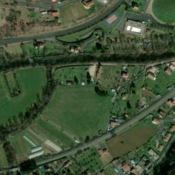 Vue satellite de Camping de mon Village de Massiac à Massiac