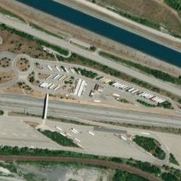 Vue satellite de Aire du Rieu Sec à Saint-Julien-Mont-Denis