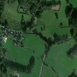 Vue satellite de Fontaine de l'Herbeil à Laval-sur-Luzège