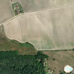 Vue satellite de Les Tipis de Bayot à Cornille