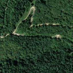 Vue satellite de Cabane de Pied Frais (ou de la Fessie) à La Rivière