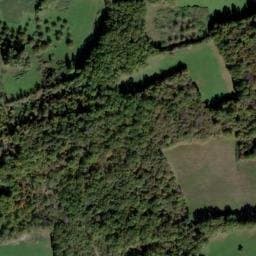 Vue satellite de La Cabane des Amoureux à Nailhac