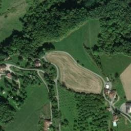 Vue satellite de Camping à la Ferme de Bresilias à Notre-Dame-de-l'Osier