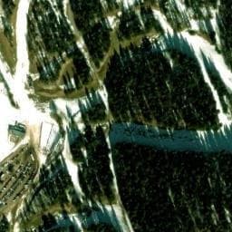 Vue satellite de Refuge de La Sure à Noyarey