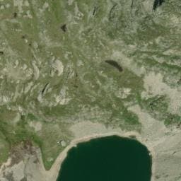 Vue satellite de Abri du lac de la Corne à Vaujany