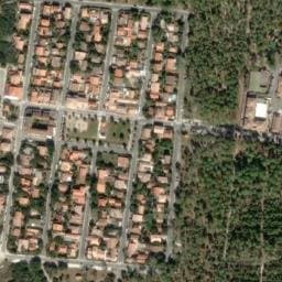Vue satellite de Camping de la Côte d'Argent à Naujac-sur-Mer