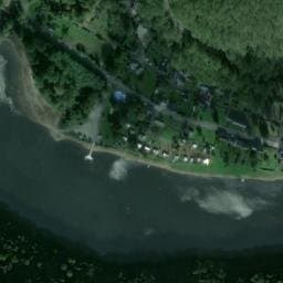 Vue satellite de Camping municipal des Lacs à Laval-sur-Luzège