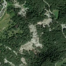 Vue satellite de Camping-Caravaneige Municipal de la Buidonnière à Aussois