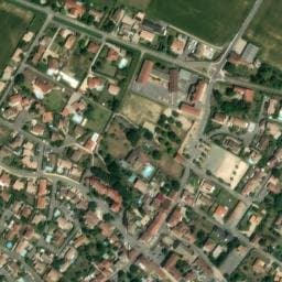 Vue satellite de Aire de camping-car à Laveyron à Laveyron
