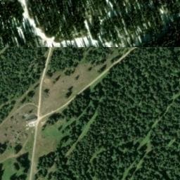 Vue satellite de Refuge de Gève à La Rivière