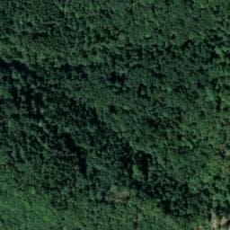 Vue satellite de Cabane des bûcherons de Brondelière à La Rivière