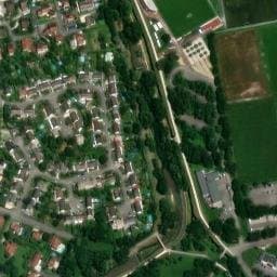 Vue satellite de Aire de camping-car à Sassenage à Sassenage