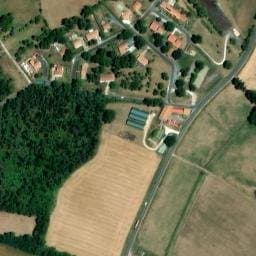 Vue satellite de Aire de camping-car à Vanxains à Vanxains