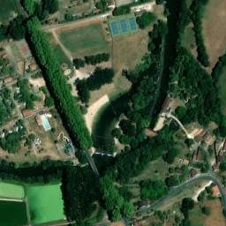 Vue satellite de La Dordogne verte à Bonnes