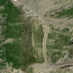 Vue satellite de Abri du télésiège des Chaudannes à Montricher-Albanne