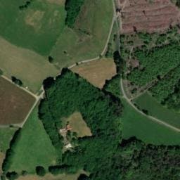 Vue satellite de Aire d'accueil de camping-cars du Moulin de Lachaud à Sainte-Fortunade