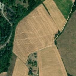 Vue satellite de Aire de la Combe Tourmente à Saint-Jean-de-Galaure