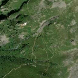 Vue satellite de Aire de bivouac du refuge Jean Collet à Saint-Mury-Monteymond