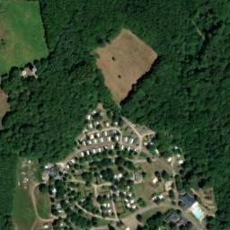 Vue satellite de Camping du Coiroux à Aubazines