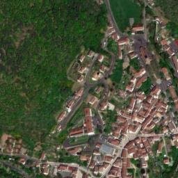 Vue satellite de Les Moulettes à Vorey