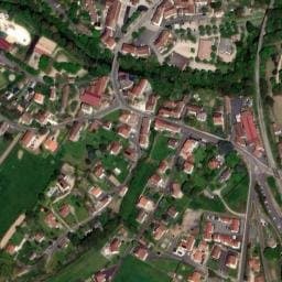 Vue satellite de Parkings de Vorey à Vorey