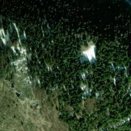 Vue satellite de Cabane de Roche Rousse à Engins