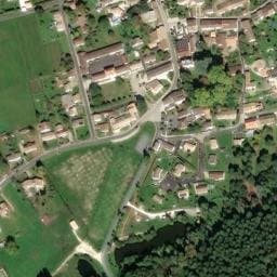 Vue satellite de Aire de camping-car Etang de la Lune - Clérac à Orignolles