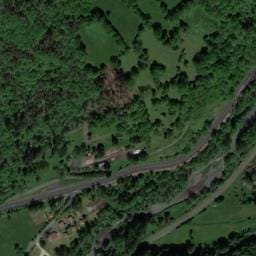 Vue satellite de Aire Ferrières-Saint-Mary à Valjouze