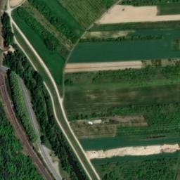 Vue satellite de Aire de repos à Ozon à Ozon