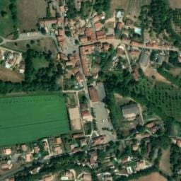 Vue satellite de Aire Camping-Cars de Claveyson à Ratières