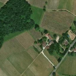Vue satellite de Aire naturelle de camping Les Tilleuls à Mazion