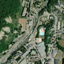 Vue satellite de Aire de camping-car à Valloire à Valloire