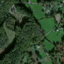 Vue satellite de Camping municipal de la Croix de Brunal à Champagnac-la-Prune