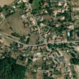 Vue satellite de Aire de service Saint-Romain-d'Ay à Saint-Romain-d'Ay