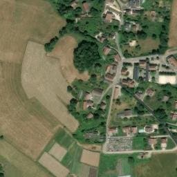 Vue satellite de Camping Le Buisson 2* à Saint-Martin-d'Uriage