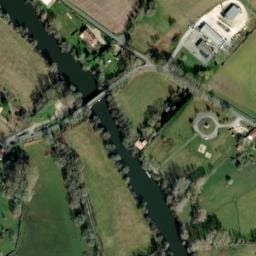 Vue satellite de Aire Camping-Car de la halte nautique à Saint-Aigulin