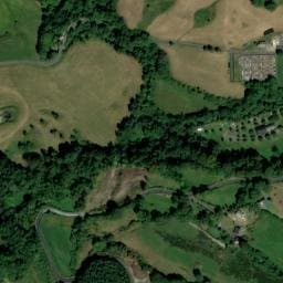 Vue satellite de Gîte communal du Falgoux à Le Falgoux