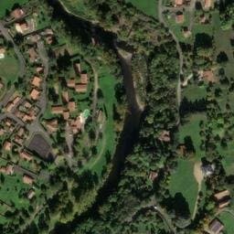 Vue satellite de Camping La Ribeyre à Saint-Austremoine