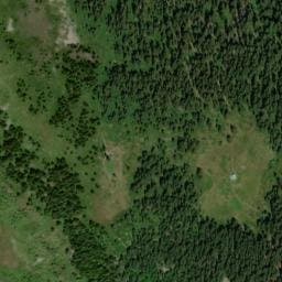 Vue satellite de Cabane du Chazeau (Chauzeaux) à Allemond