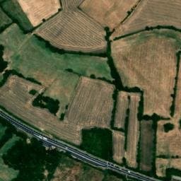 Vue satellite de Aire de repos à Sainte-Eugénie-de-Villeneuve à Sainte-Eugénie-de-Villeneuve