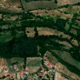 Vue satellite de Camping à la ferme Les Baies Sauvages à Sainte-Eugénie-de-Villeneuve