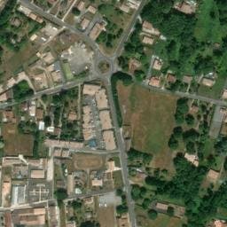 Vue satellite de Aire de services de Saint-Savin à Saint-Yzan-de-Soudiac