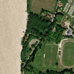 Vue satellite de Aire de services et de stationnement de Blaye à Cars