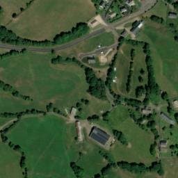 Vue satellite de Camping a la ferme d'Apcher, Salers à Salers