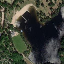 Vue satellite de Camping Domaine du Lac de Miel à Beynat