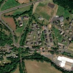 Vue satellite de Camping de la Prade à Coltines